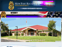 Tablet Screenshot of nprpolice.org